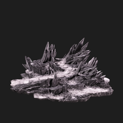 Glass Ridge, specimen model from the survey.