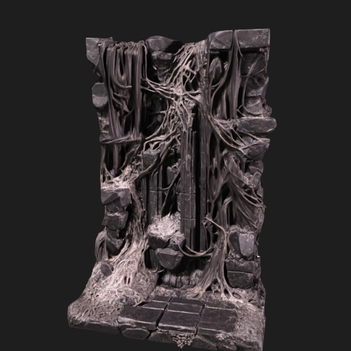 Kaen Wall, specimen model from the survey.