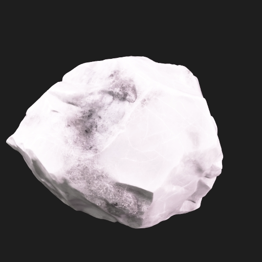 White Mineral / Sere Crust, specimen model from the survey.