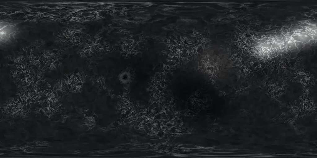 Veyrath’s surface colour map, laid out as a flat planetary texture.