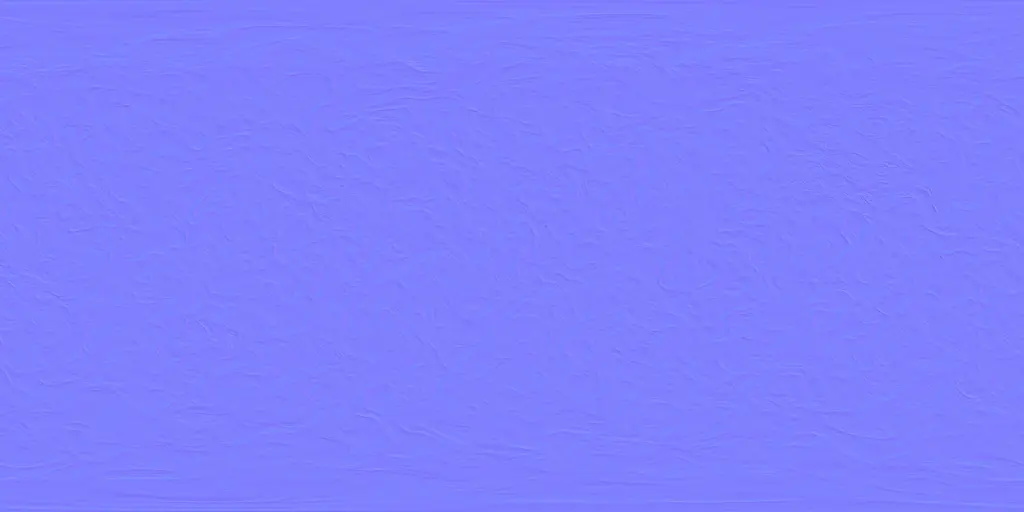 Veyrath’s normal map, encoding surface direction in blue and violet.