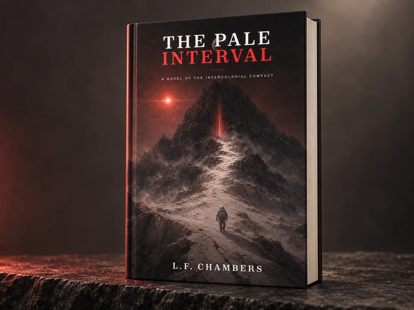 Presentation of The Pale Interval hardcover with the original cover artwork.